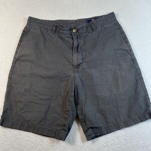 Vineyard Vines Club Shorts Mens 34 Gray 9 In Inseam Chino Casual Summer